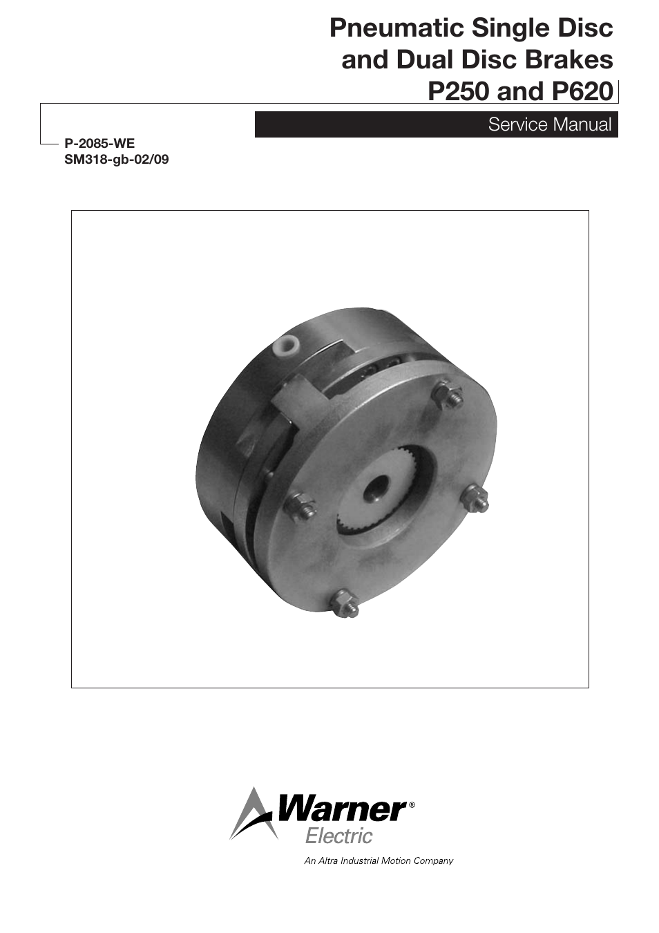 Warner Electric P620 User Manual | 6 pages