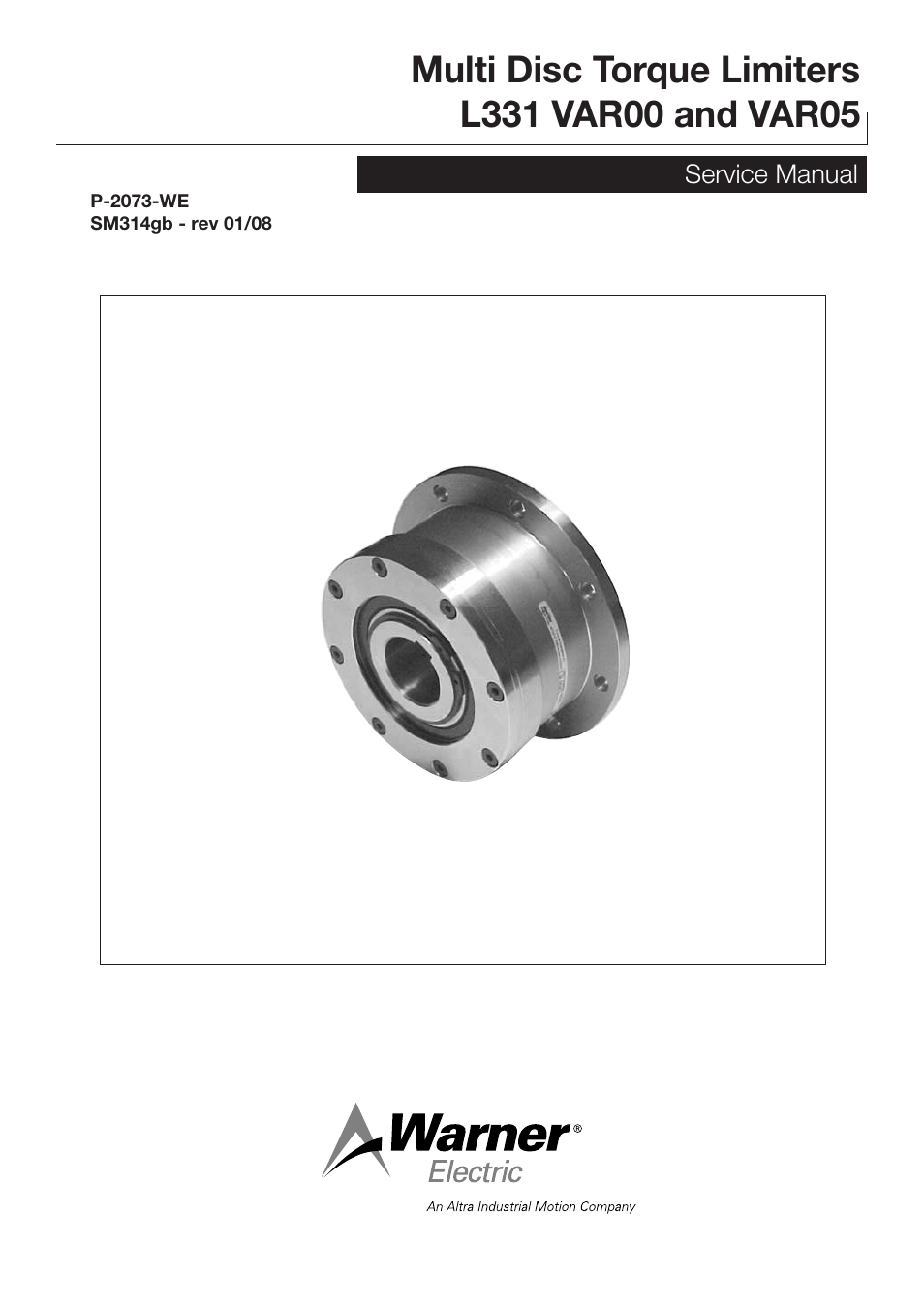 Warner Electric L 331 VAR00_VAR05 User Manual | 8 pages