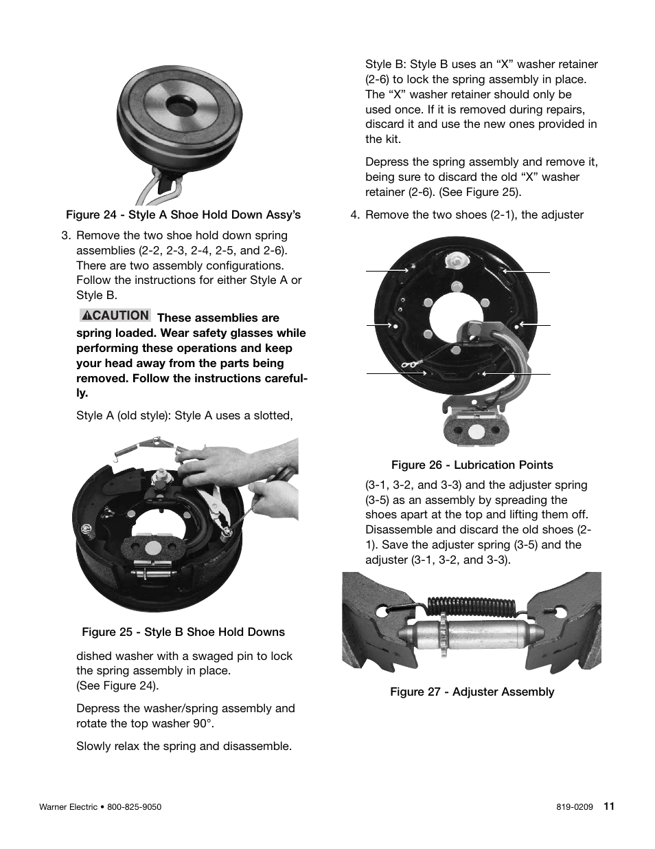 Warner Electric Electric Wheel Brake 12-1_4 x 3-1_2 Replacement User Manual | Page 11 / 26