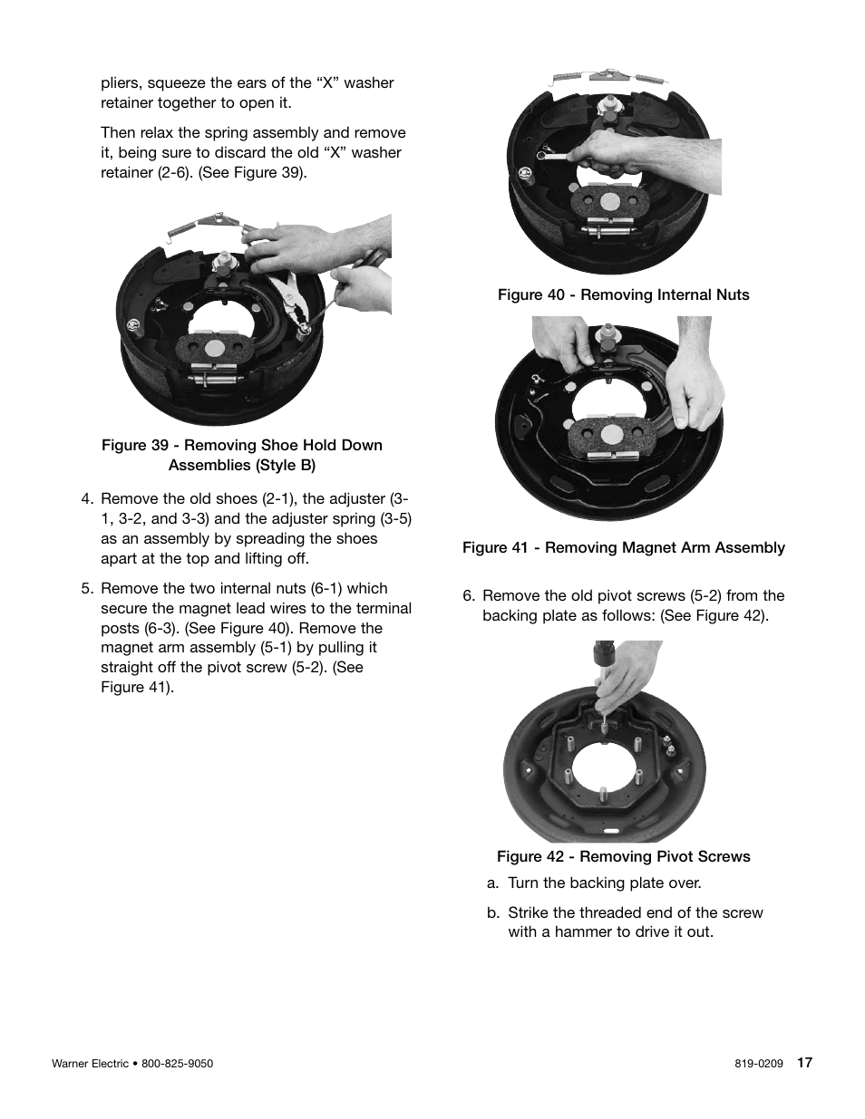 Warner Electric Electric Wheel Brake 12-1_4 x 3-1_2 Replacement User Manual | Page 17 / 26