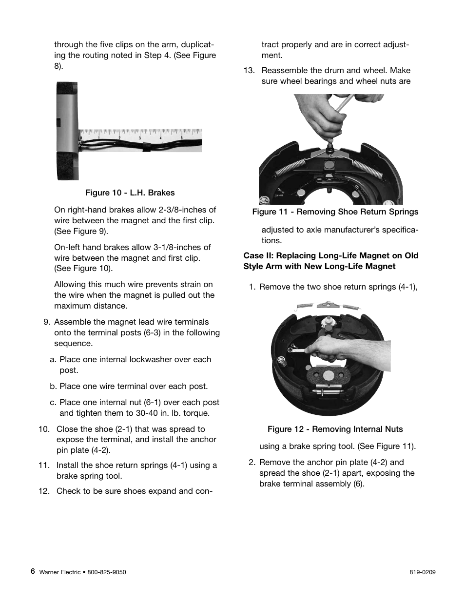 Warner Electric Electric Wheel Brake 12-1_4 x 3-1_2 Replacement User Manual | Page 6 / 26