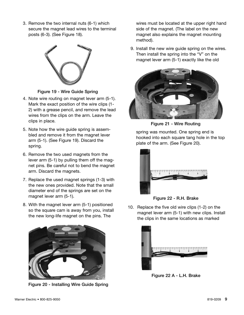 Warner Electric Electric Wheel Brake 12-1_4 x 3-1_2 Replacement User Manual | Page 9 / 26