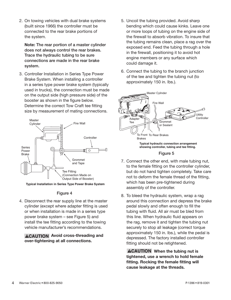 Warner Electric 1300-76 12 Volt Utility Controller for 4, 6, or 8 User Manual | Page 4 / 8