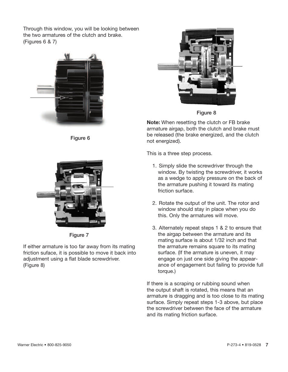 Warner Electric Gen 2 Clutch_Brake UniModule UM-50, UM-100, UM-180 User Manual | Page 7 / 10