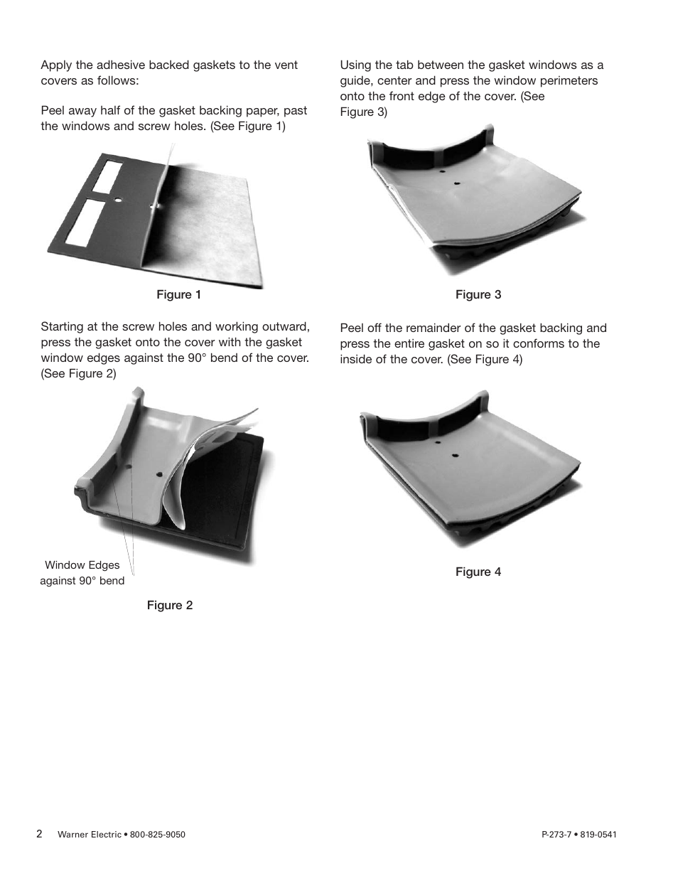 Warner Electric Gen 2 Enclosed Module Option With Cover Plate For Brake Only User Manual | Page 2 / 4