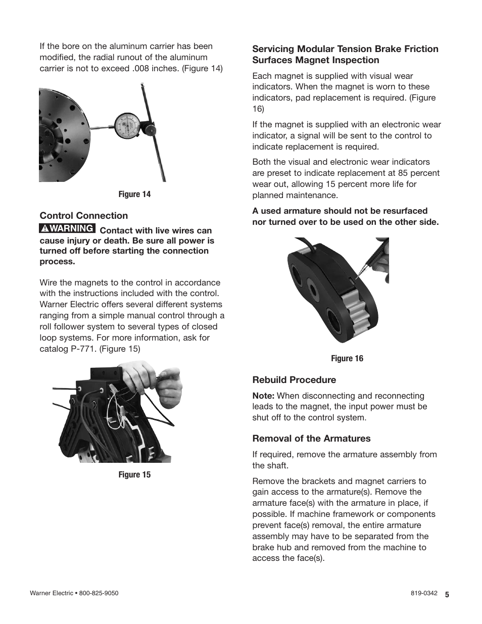 Warner Electric MTB II User Manual | Page 5 / 12