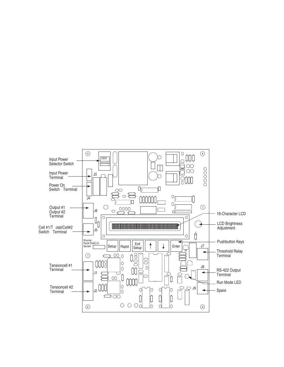 Ac10 electronics | Warner Electric FM Series Foot Mounted Load Cells AC10 Measuring System A-B-C30 User Manual | Page 11 / 60