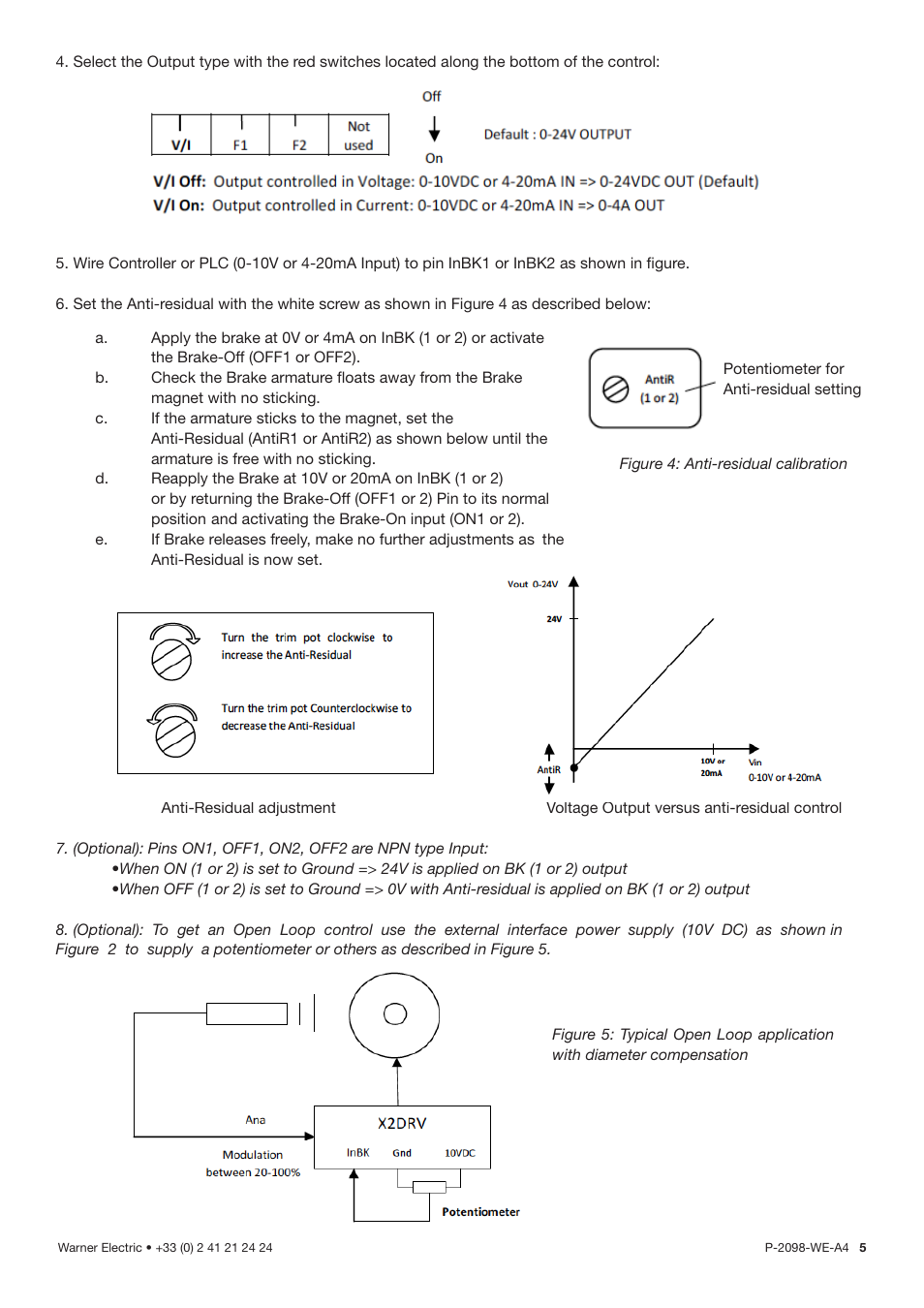 Warner Electric X2DRV User Manual | Page 5 / 8