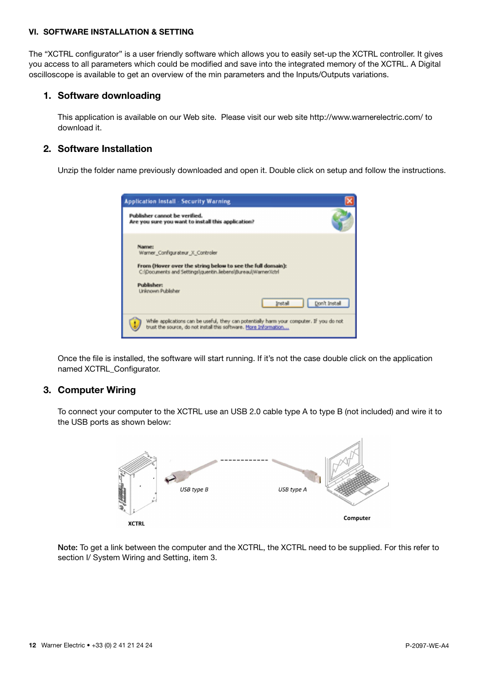 Warner Electric XCTRL-2DRV User Manual | Page 12 / 34