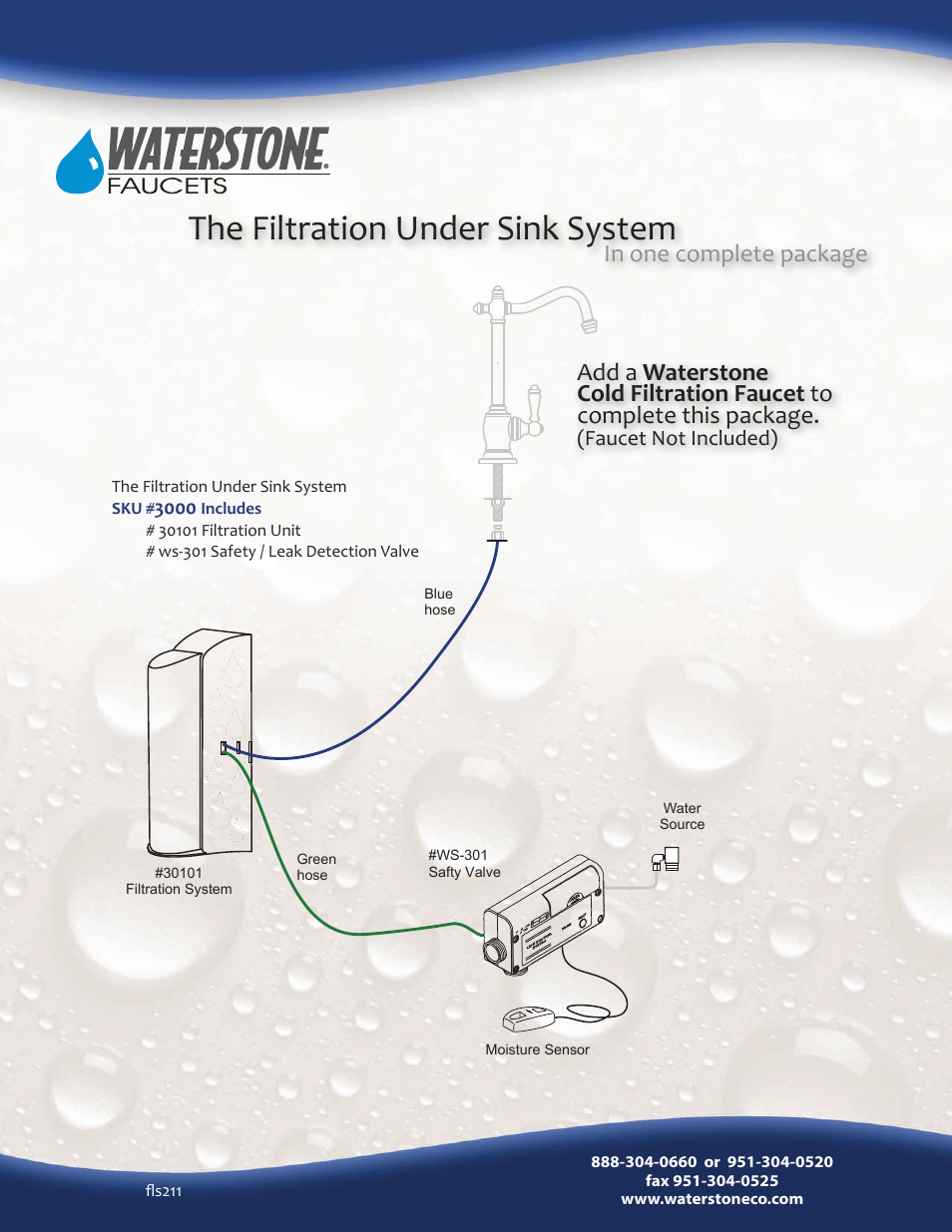 Waterstone UNDER SINK SYSTEMS 3000 User Manual | 1 page
