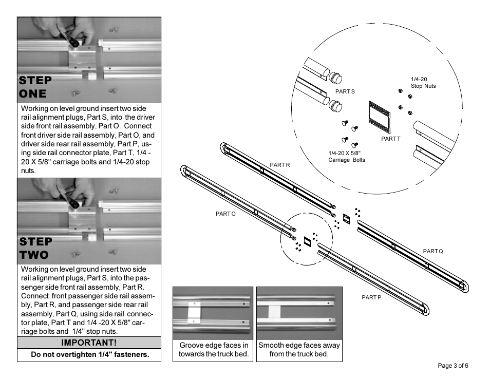 Step one step two | WEATHER GUARD 1210 User Manual | Page 3 / 6