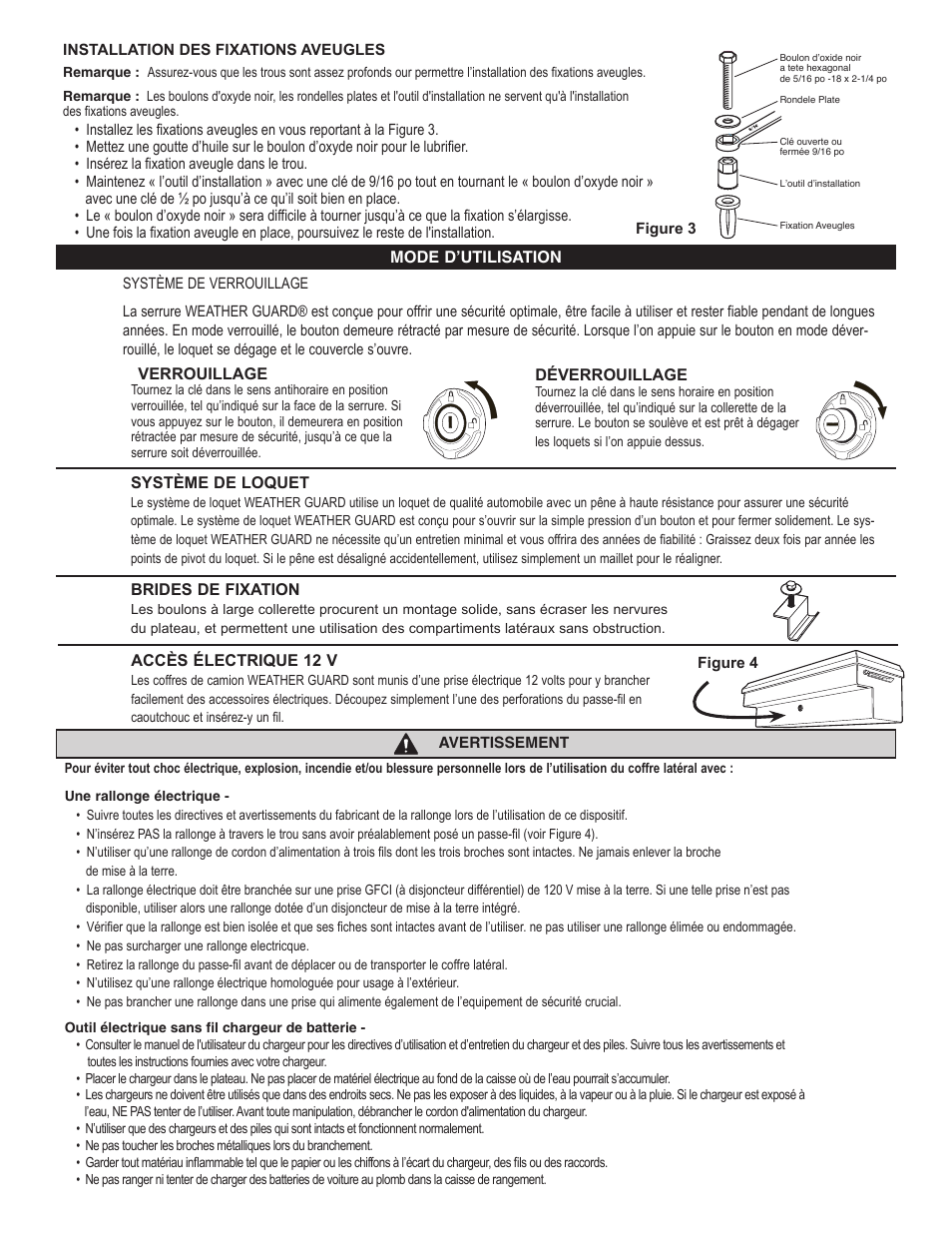 WEATHER GUARD 178-X-01 through 181-X-01 User Manual | Page 11 / 12