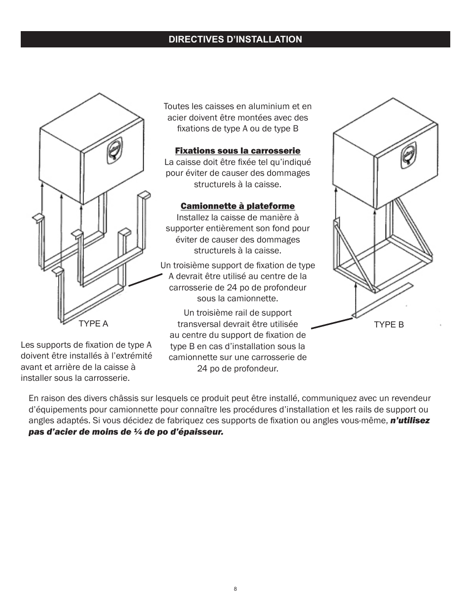 WEATHER GUARD 524-3-02 through 662-0-02 User Manual | Page 8 / 9