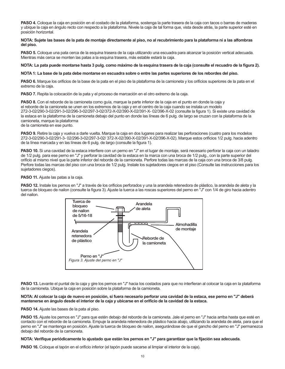 WEATHER GUARD 246-3-02 through 396-5-02 User Manual | Page 10 / 18