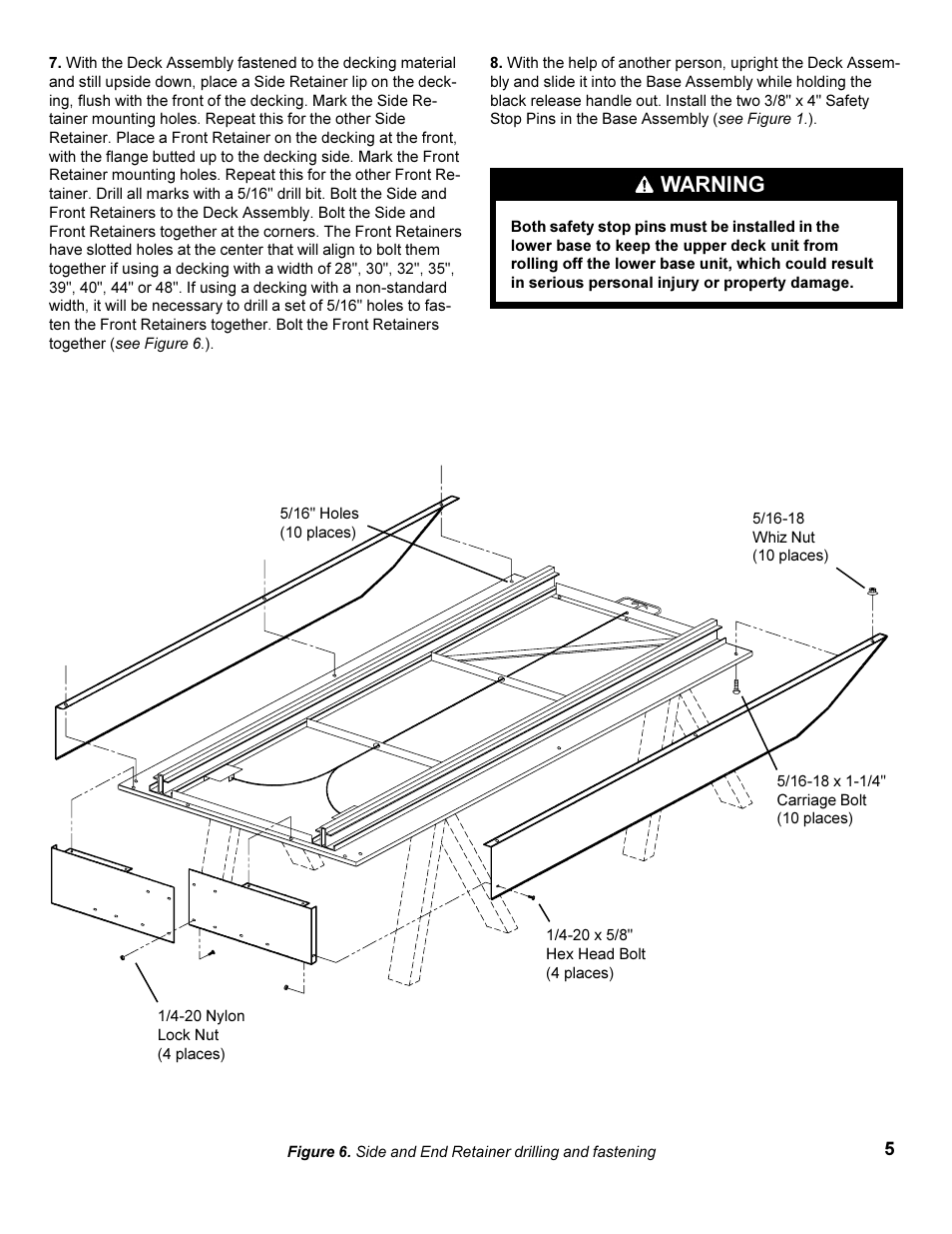 Warning | WEATHER GUARD 3400 User Manual | Page 5 / 6