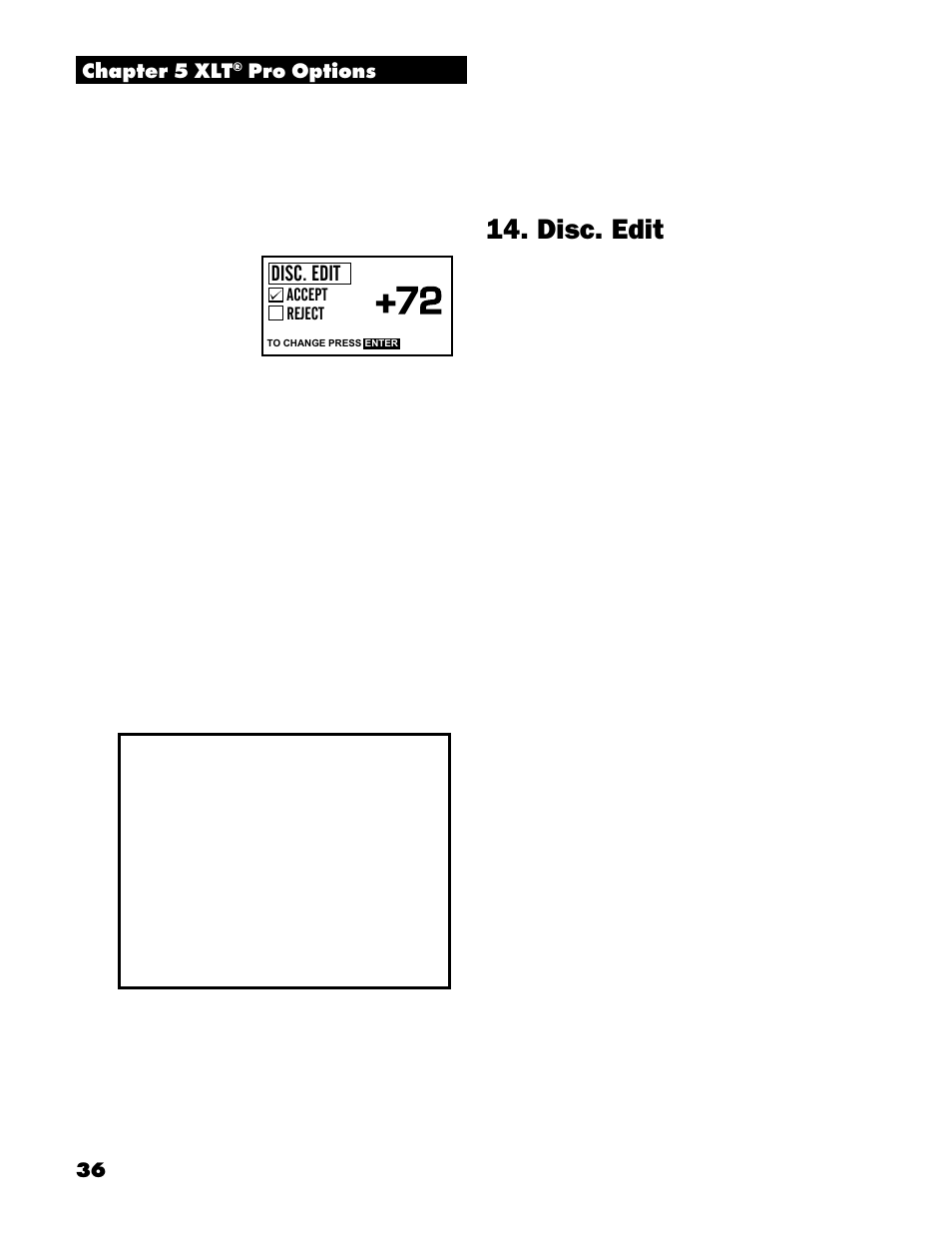 Disc. edit | White’s Electronics Spectrum XLT User Manual | Page 36 / 56