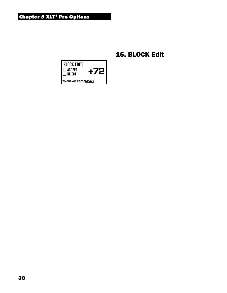 Block edit | White’s Electronics Spectrum XLT User Manual | Page 38 / 56