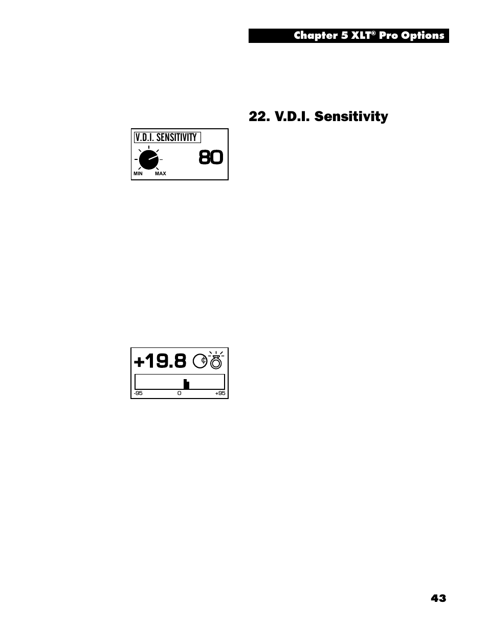 V.d.i. sensitivity | White’s Electronics Spectrum XLT User Manual | Page 43 / 56