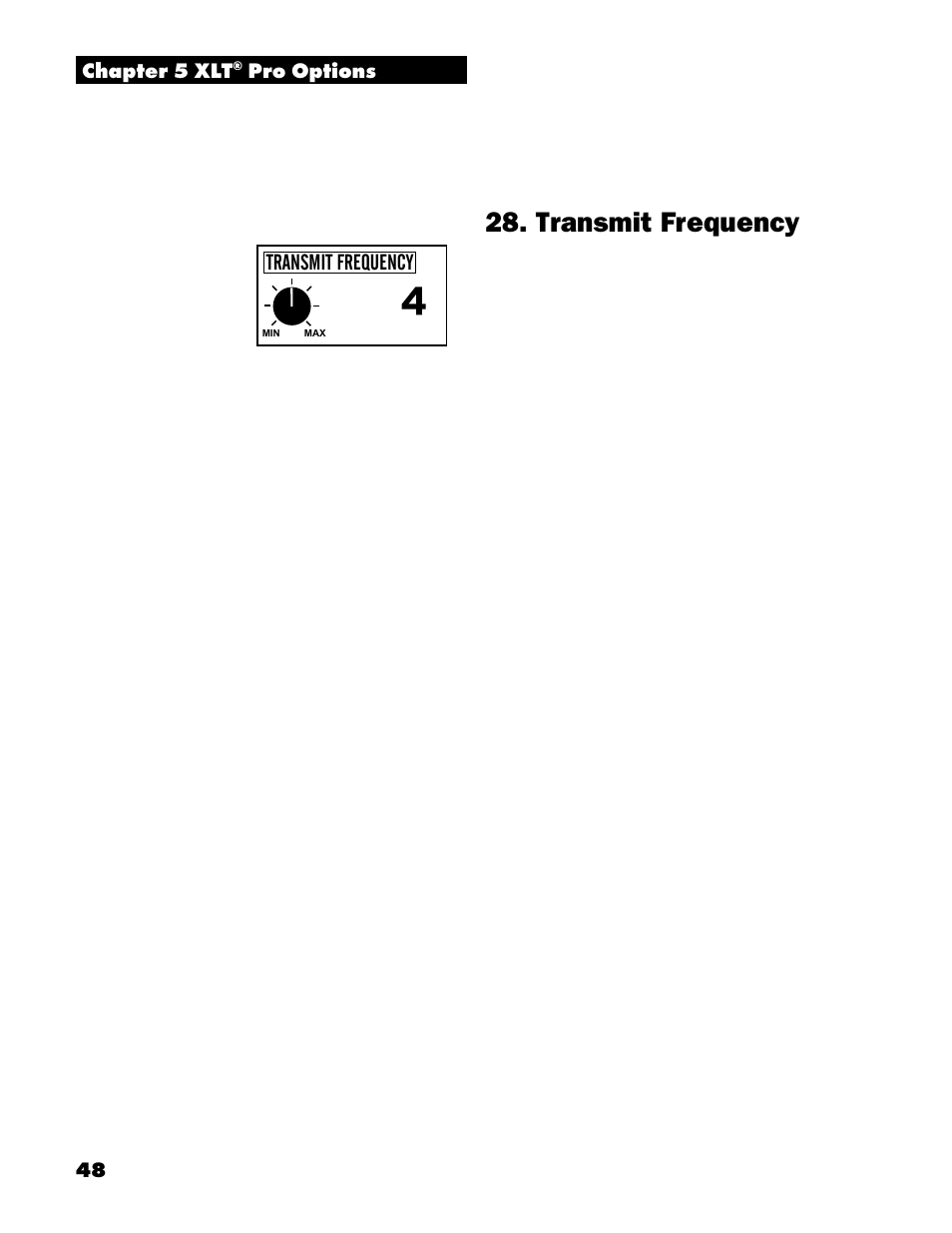 Transmit frequency | White’s Electronics Spectrum XLT User Manual | Page 48 / 56