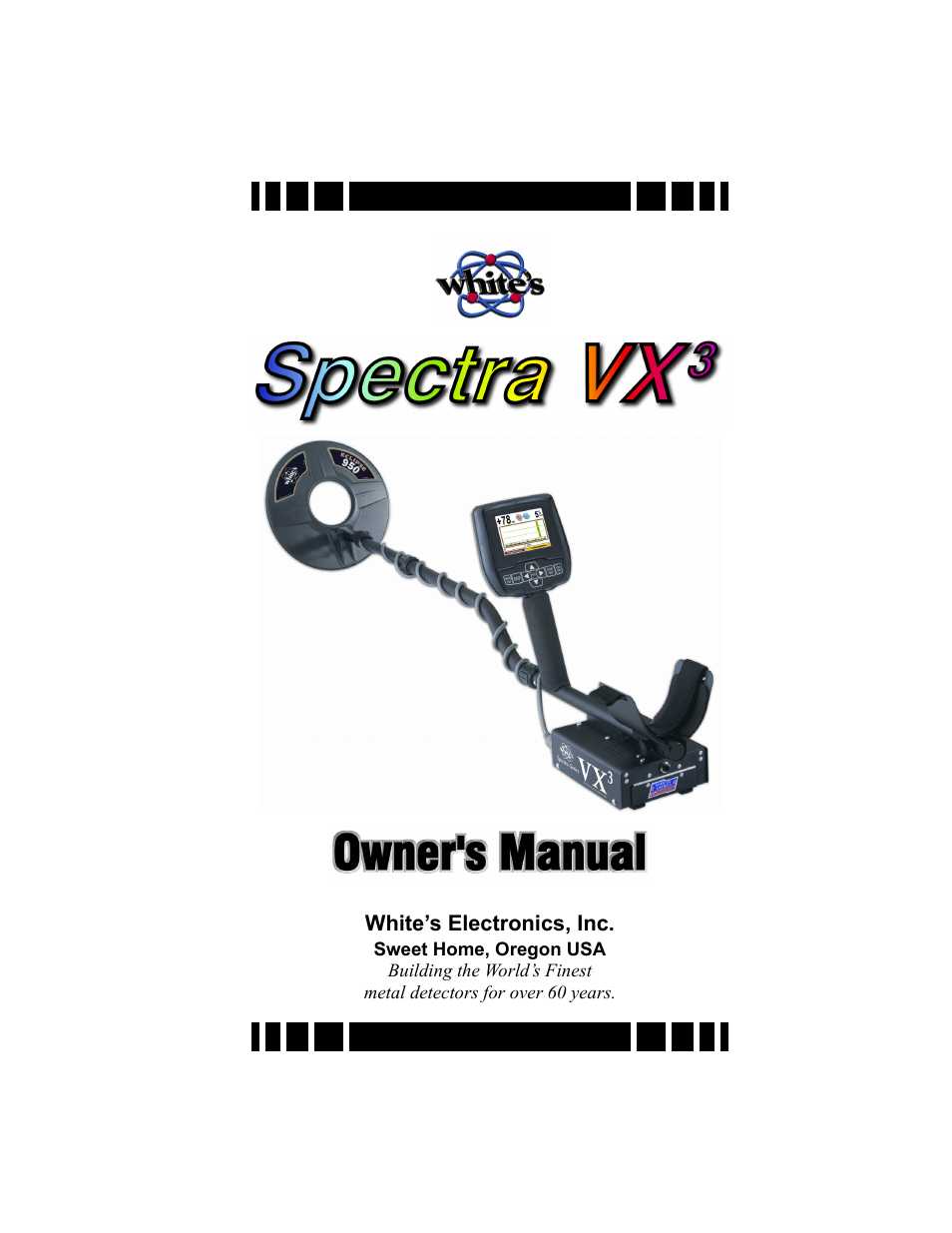 White’s Electronics Spectra VX3 User Manual | 88 pages