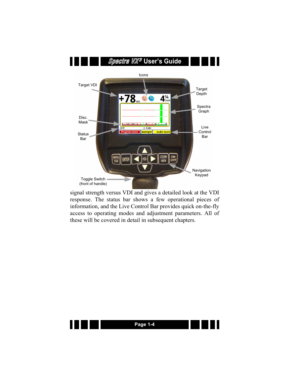 Spectra vx, User’s guide | White’s Electronics Spectra VX3 User Manual | Page 10 / 88