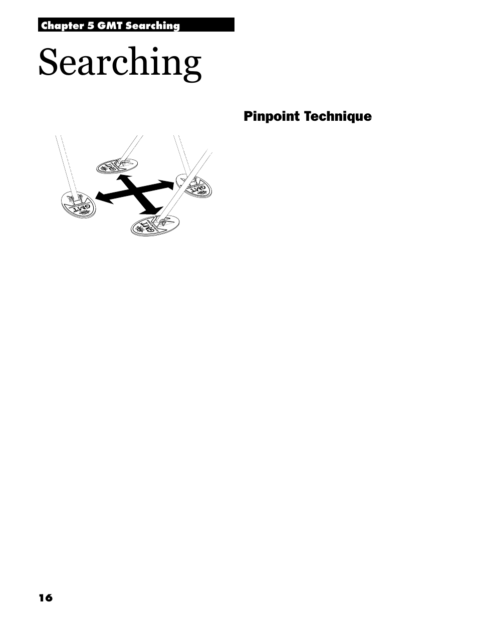 Searching | White’s Electronics Goldmaster GMT User Manual | Page 18 / 30