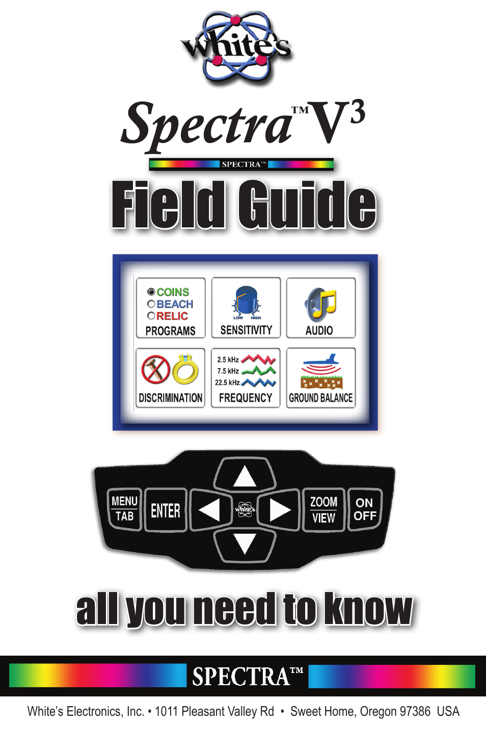 White’s Electronics Spectra V3 Field Guide User Manual | 12 pages