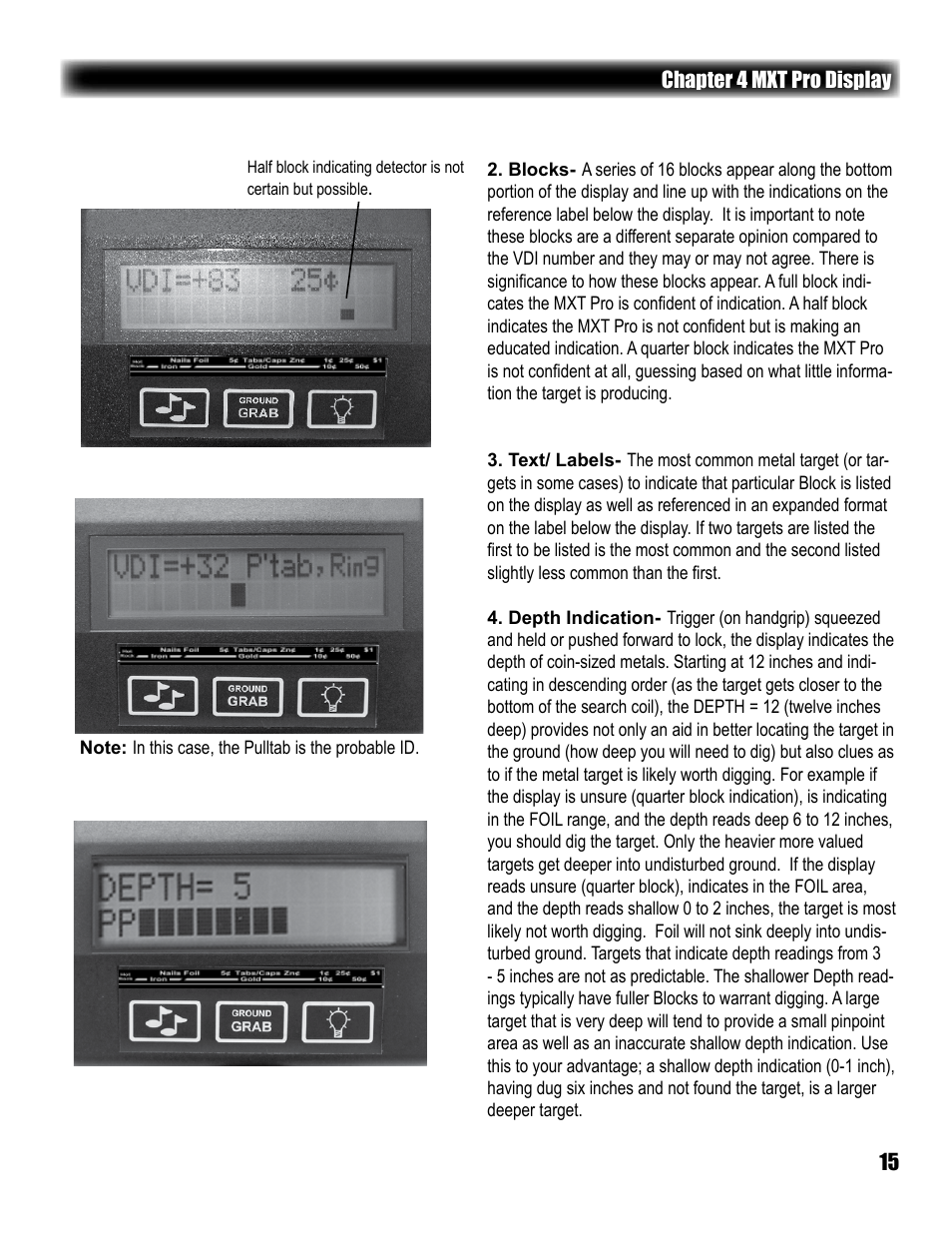 White’s Electronics MXT Pro User Manual | Page 15 / 40