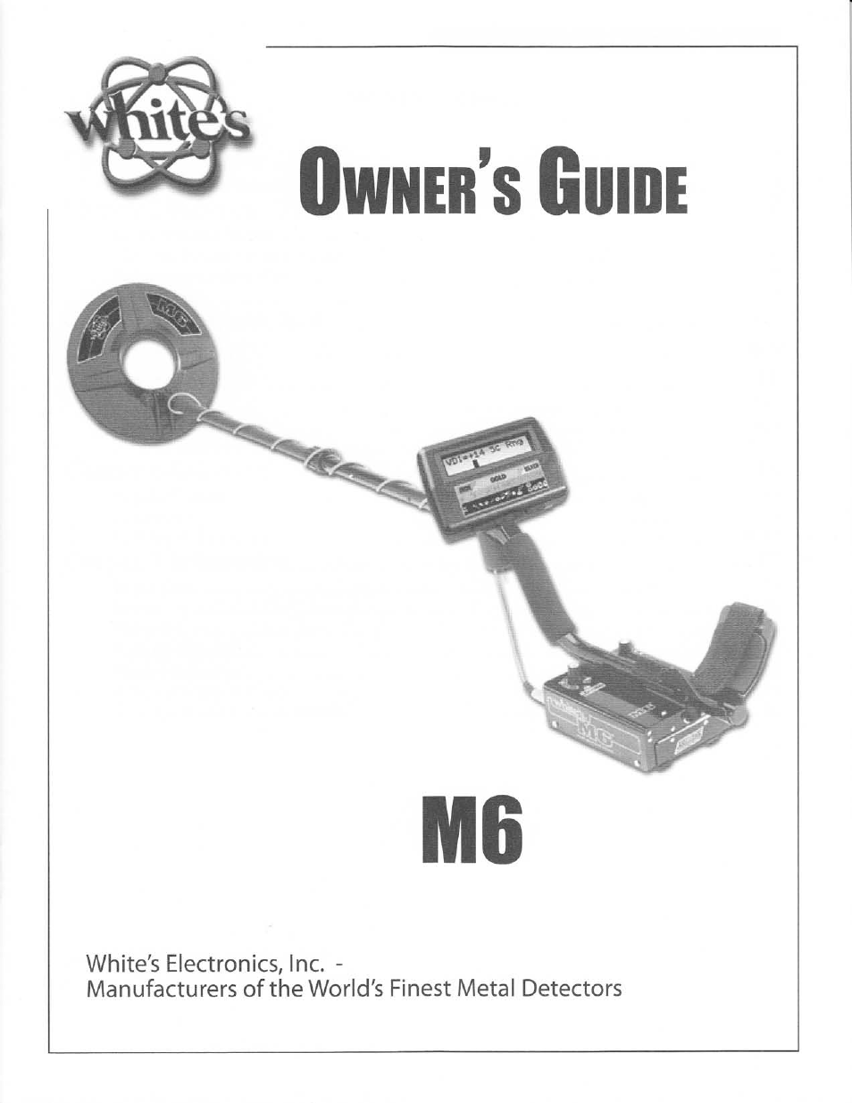 White’s Electronics M6 User Manual | 32 pages