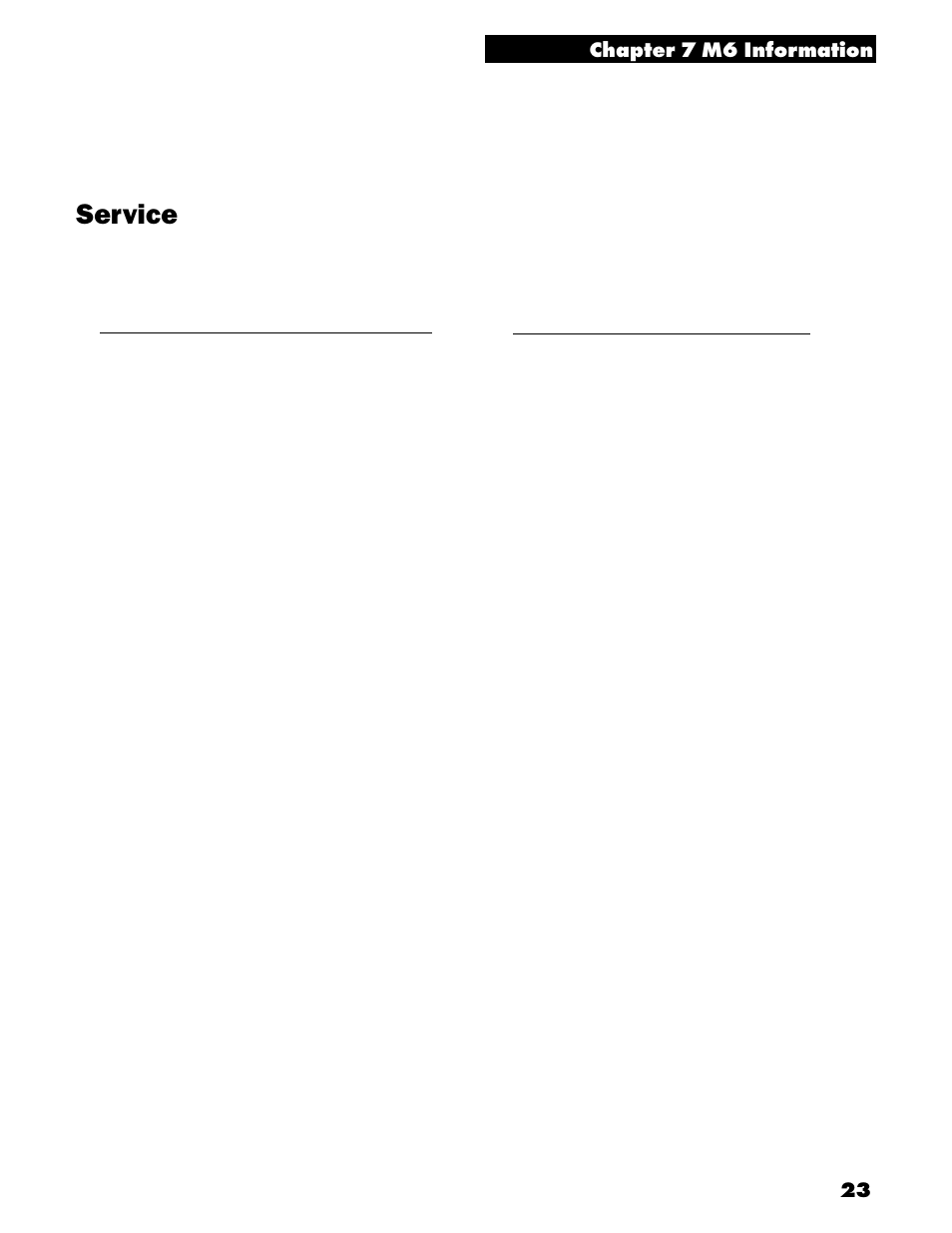 Service | White’s Electronics M6 User Manual | Page 25 / 32