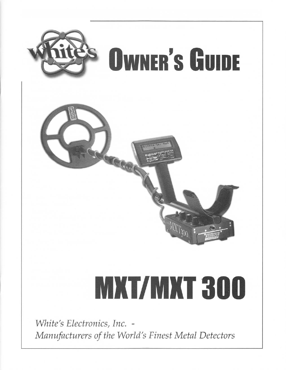 White’s Electronics MXT User Manual | 40 pages