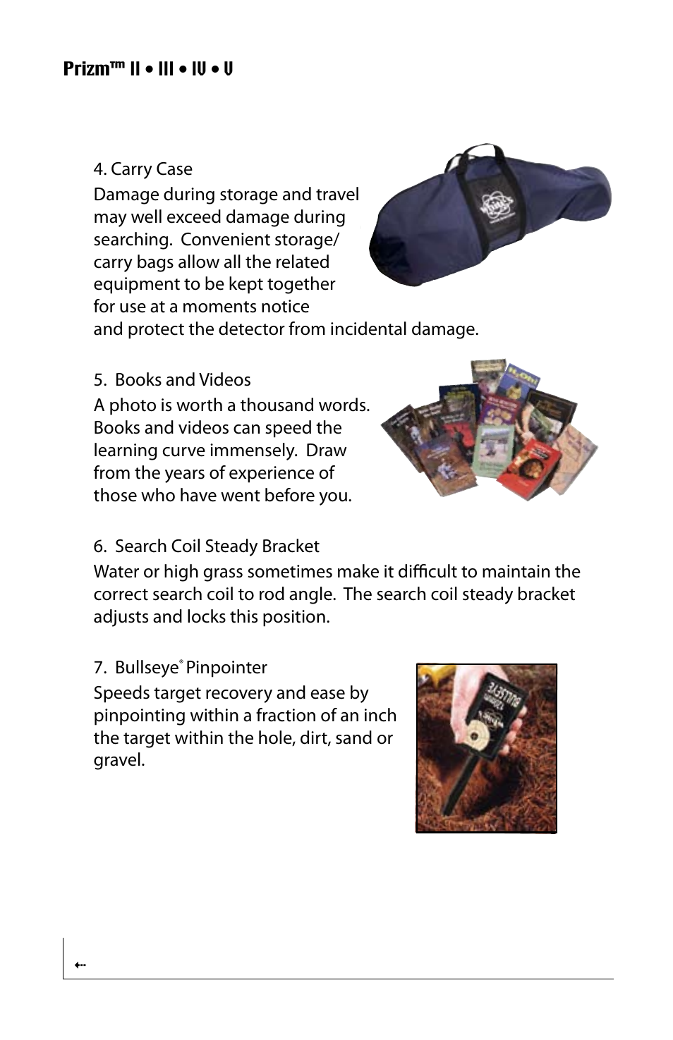 White’s Electronics Prizm Combined User Manual | Page 22 / 32