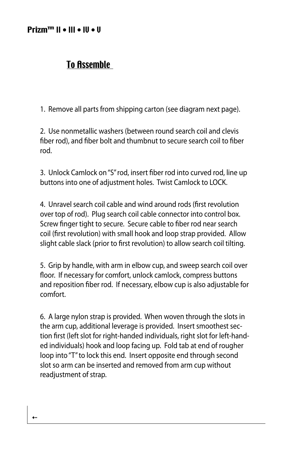 White’s Electronics Prizm Combined User Manual | Page 4 / 32