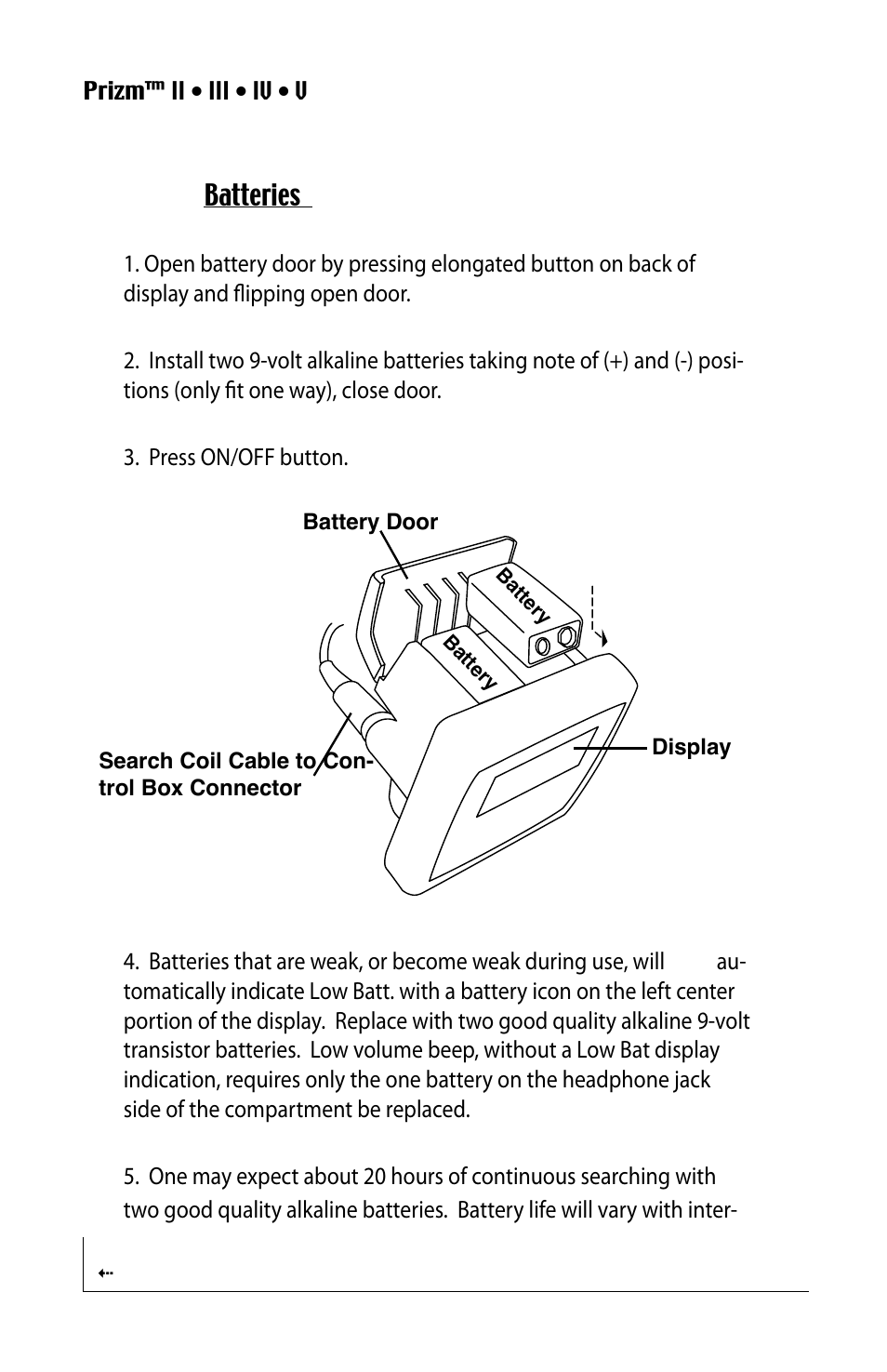 White’s Electronics Prizm Combined User Manual | Page 6 / 32