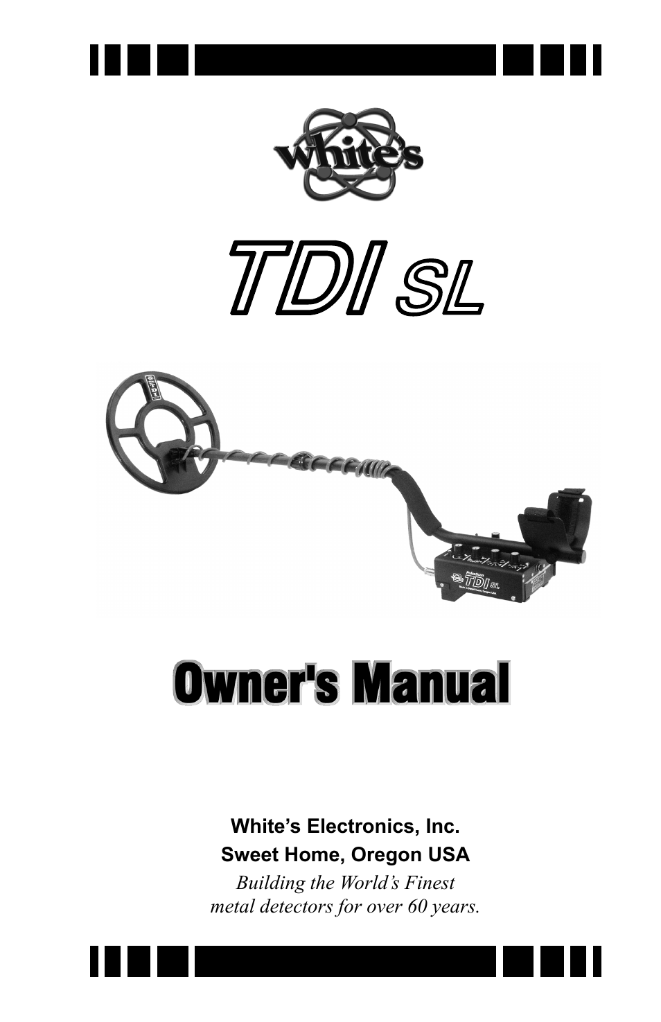 White’s Electronics TDI SL 7.5 and 12 User Manual | 24 pages