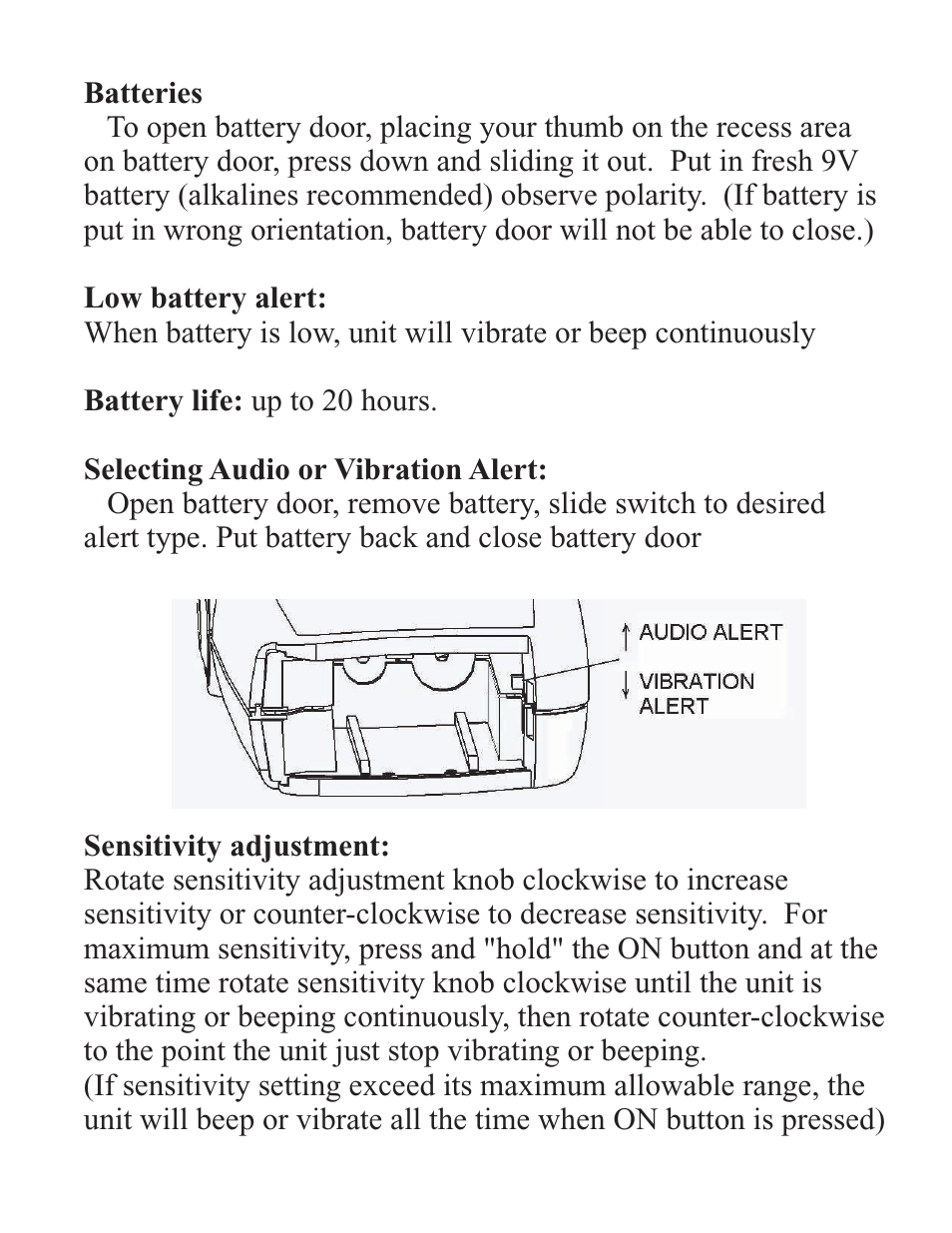 White’s Electronics Bullseye 2 User Manual | Page 3 / 6