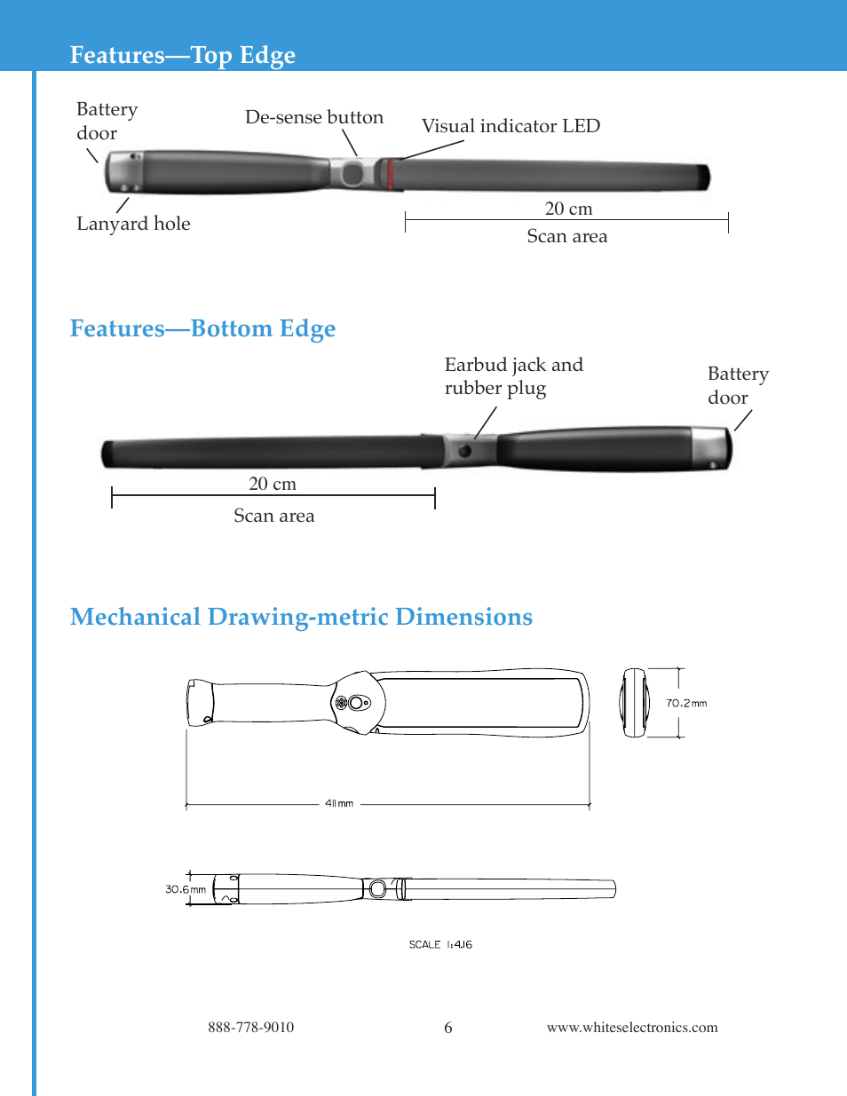 White’s Electronics Matrix 100 - Color User Manual | Page 6 / 24