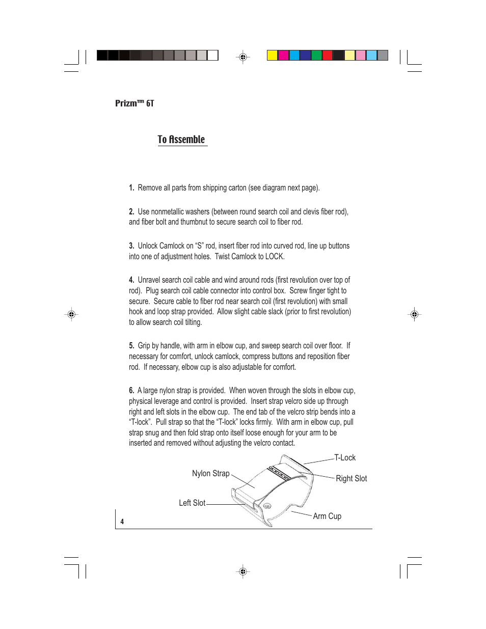 White’s Electronics Prizm 6T User Manual | Page 4 / 32