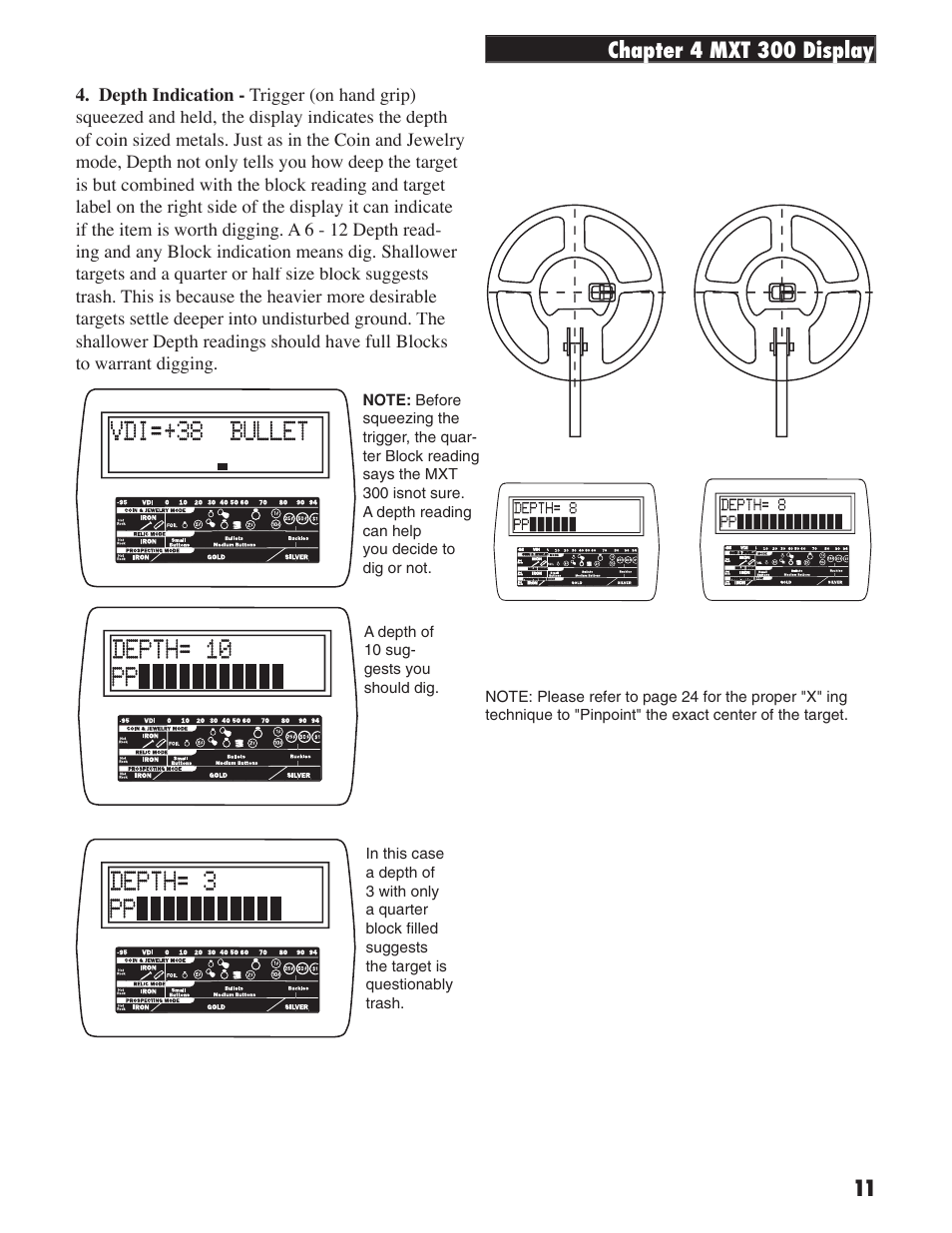 White’s Electronics MXT 300 User Manual | Page 11 / 36