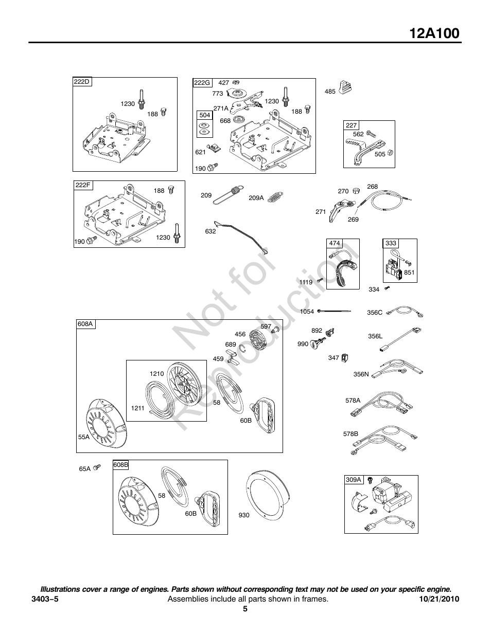 Not for reproduction | CHAMPION ST655BS User Manual | Page 5 / 16