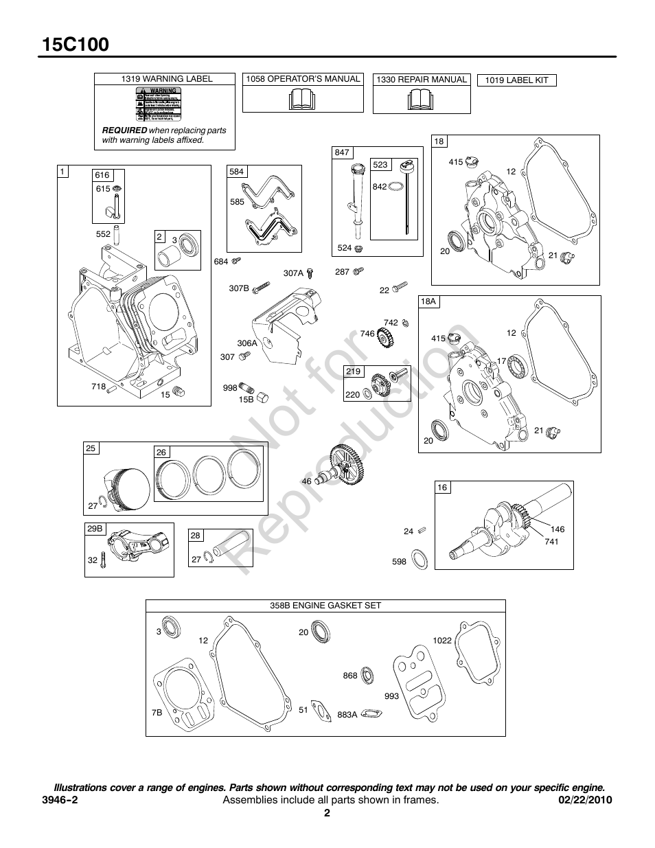 Not for reproduction | CHAMPION ST969BS User Manual | Page 2 / 12