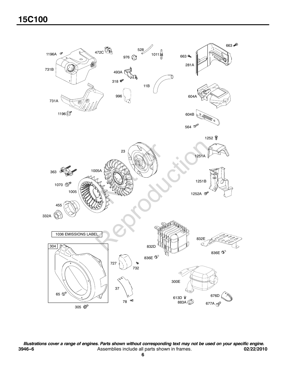 Not for reproduction | CHAMPION ST969BS User Manual | Page 6 / 12