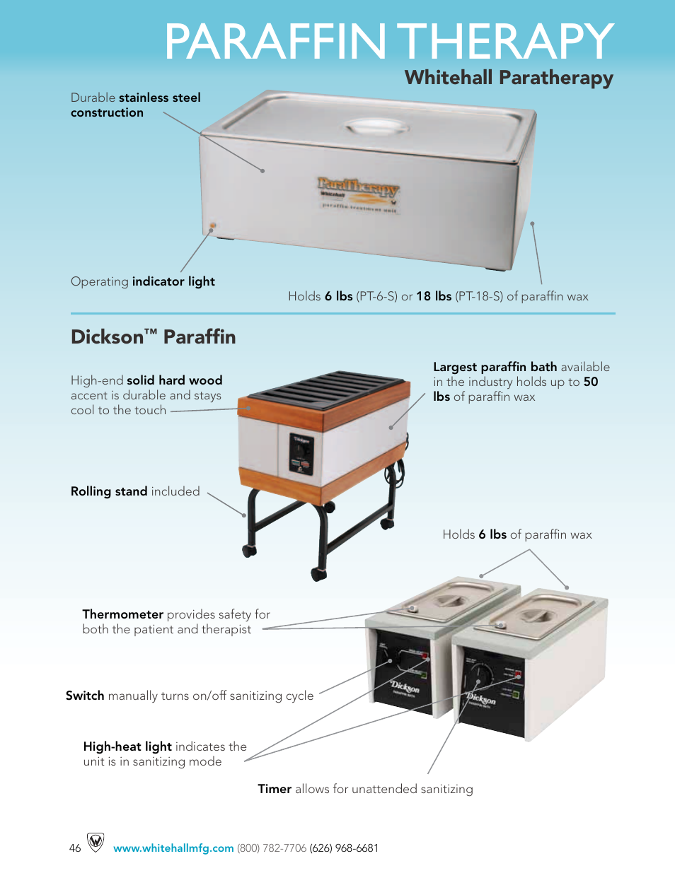 Whitehall Manufacturing PB-101 User Manual | 4 pages