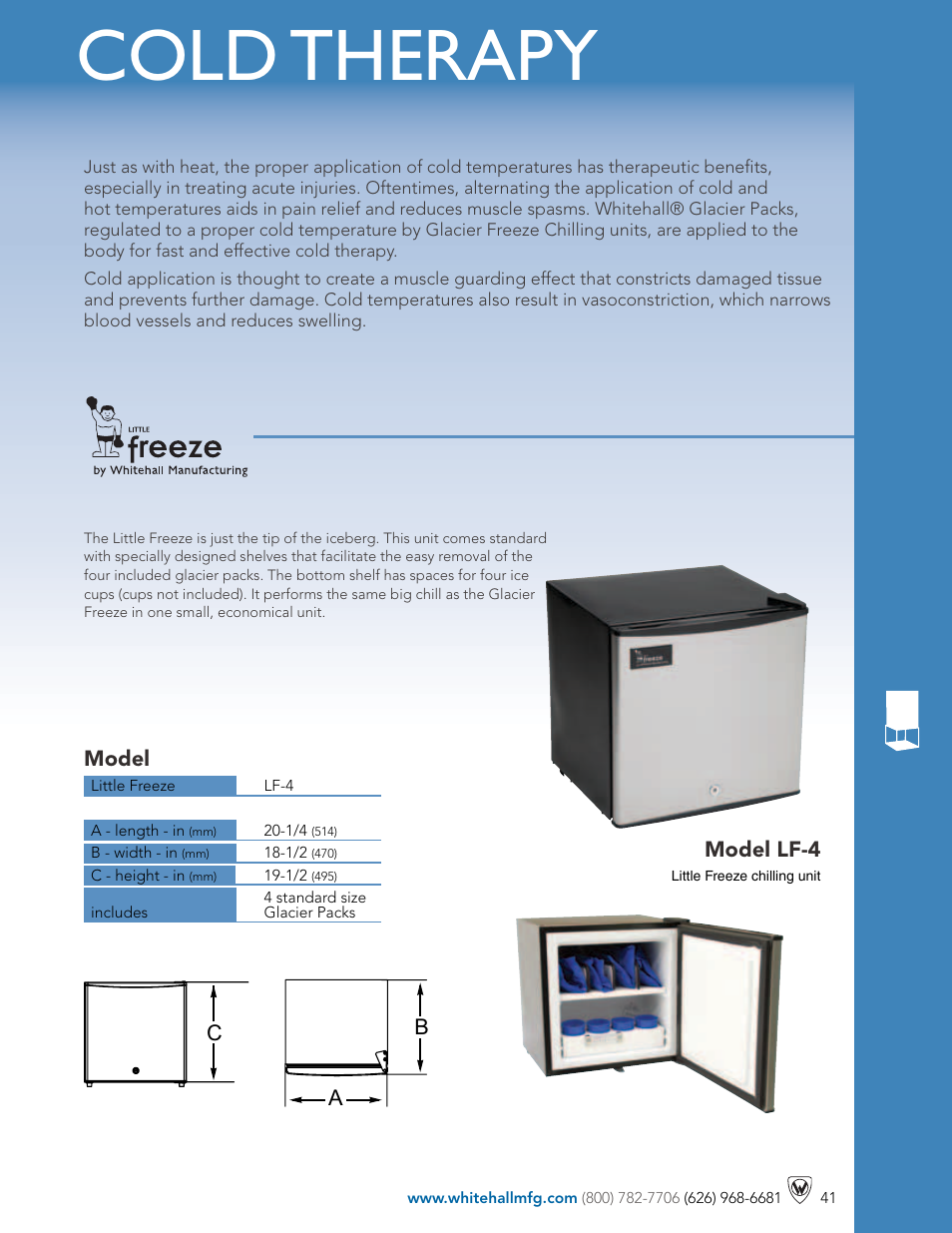 Whitehall Manufacturing LF-4 User Manual | 1 page