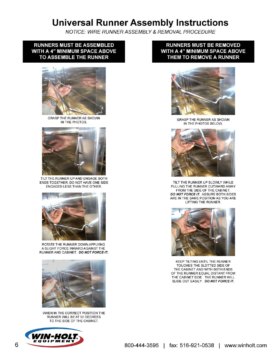 Win-Holt NHPL-1836-ECOC User Manual | Page 8 / 10