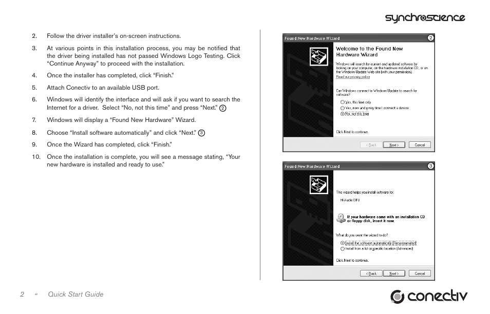 M-AUDIO Conectiv User Manual | Page 3 / 6