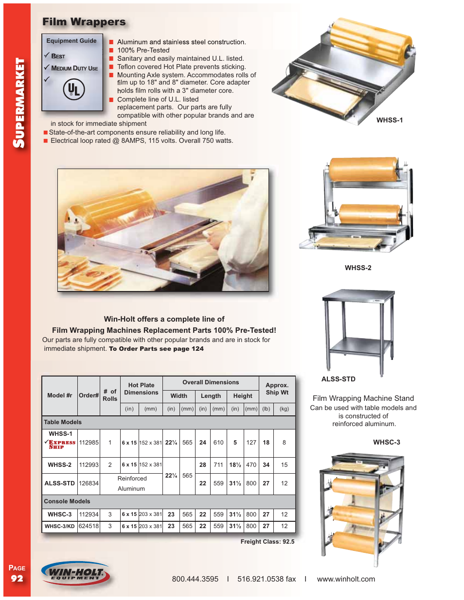 Win-Holt WHSS Series User Manual | 2 pages