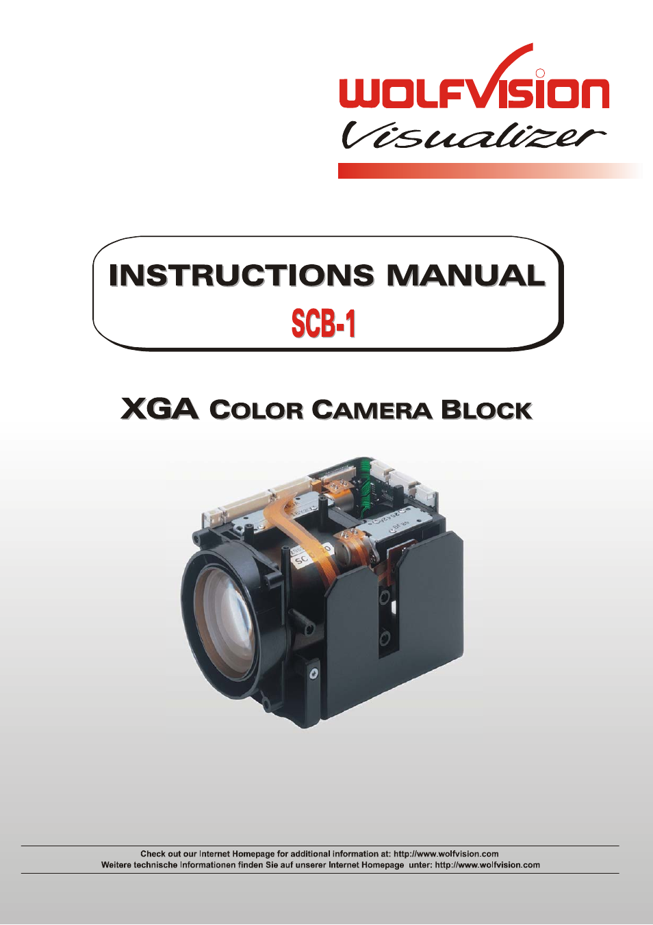 WolfVision SCB-1 User Manual | 32 pages