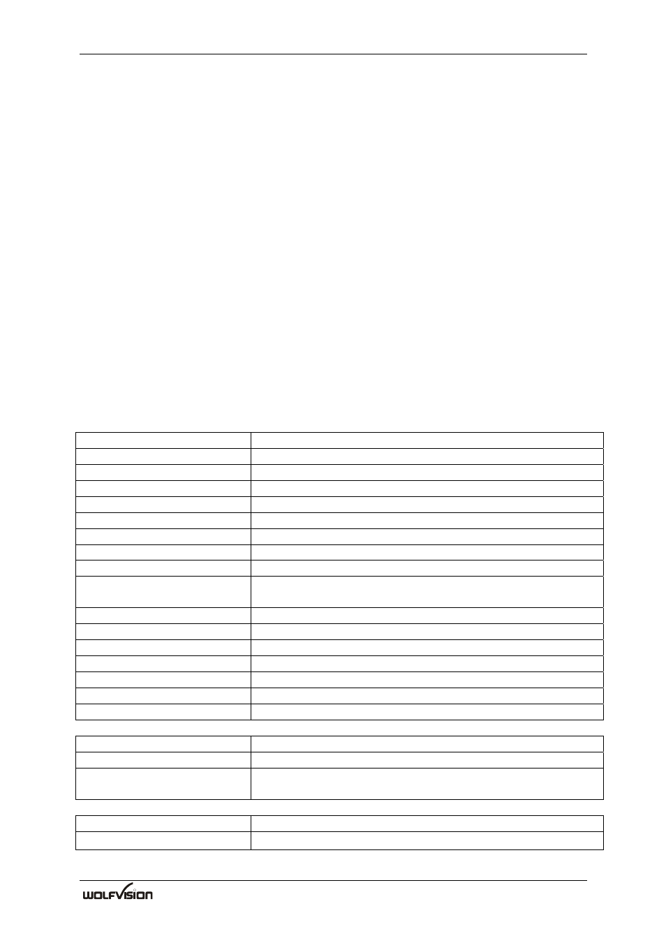 Outline, Technical specifications | WolfVision SCB-1 User Manual | Page 3 / 32