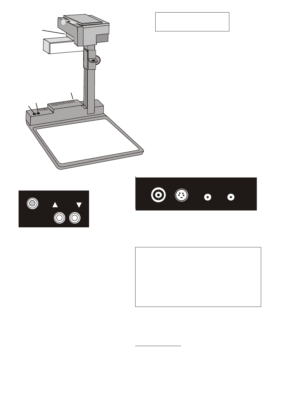 Seite3, English, Camera controls (3) : connectors (9) : vz-5b | Autofocus, Lightbox handy | WolfVision VZ-5B User Manual | Page 3 / 5